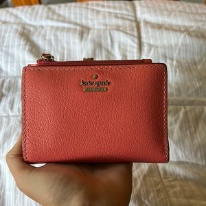 Hot pink Kate spade wallet